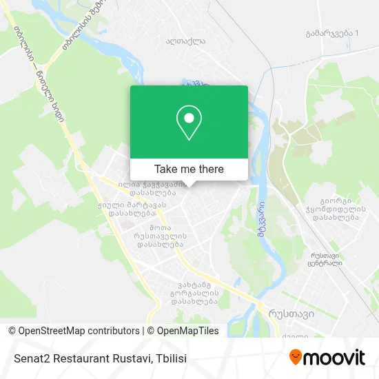 Senat2 Restaurant Rustavi map