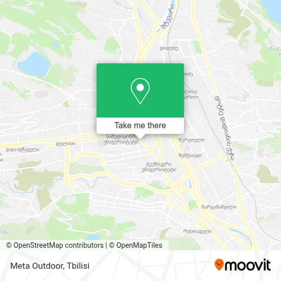 Meta Outdoor map