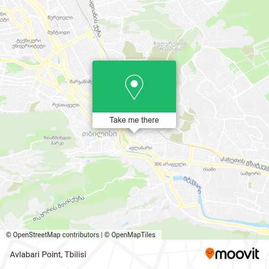 Avlabari Point map