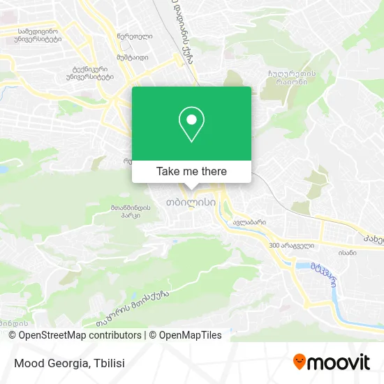 Mood Georgia map
