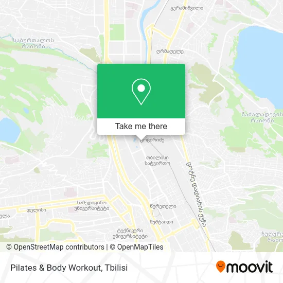 Pilates & Body Workout map