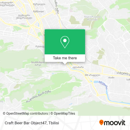 Craft Beer Bar Object47 map