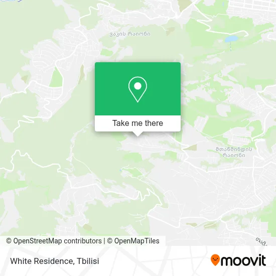White Residence map