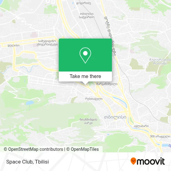Space Club map