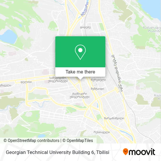 Georgian Technical University Building 6 map
