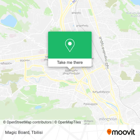 Magic Board map