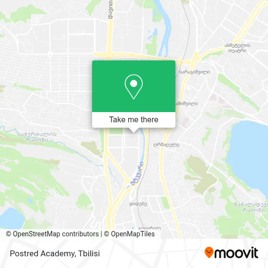 Postred Academy map