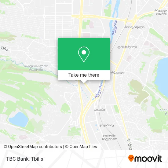 TBC Bank map