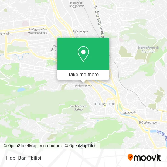 Hapi Bar map
