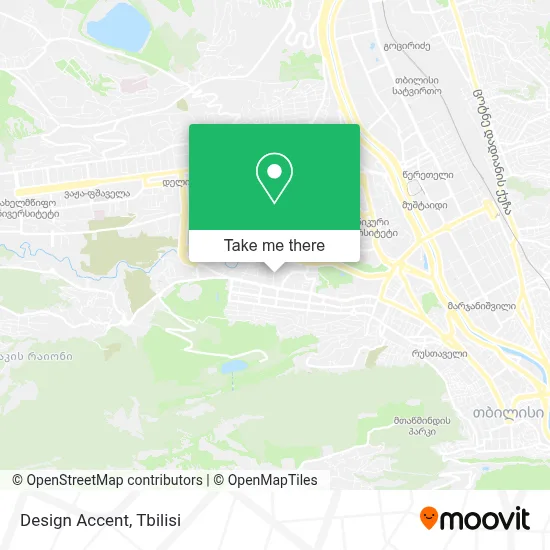 Design Accent map