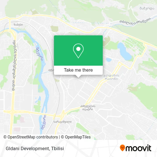 Gldani Development map