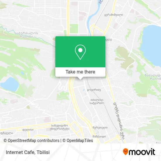 Internet Cafe map