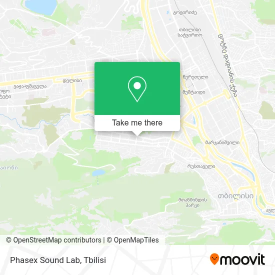 Phasex Sound Lab map