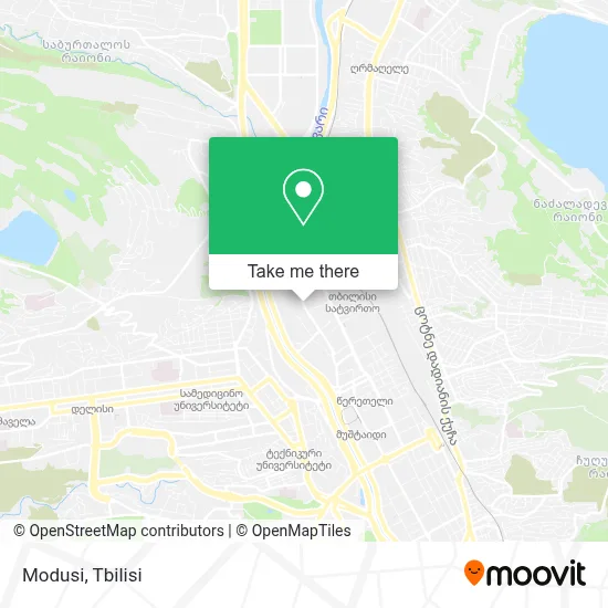 Modusi map
