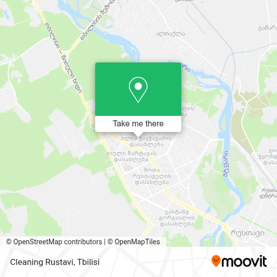 Cleaning Rustavi map