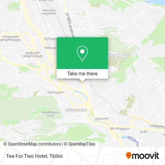 Tea For Two Hotel map