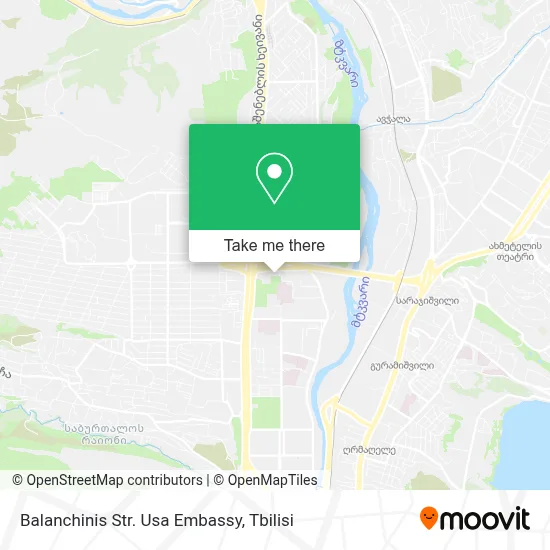 Balanchinis Str. Usa Embassy map