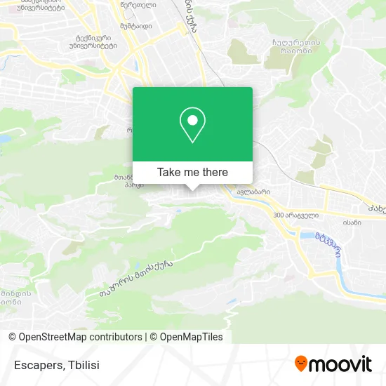 Escapers map