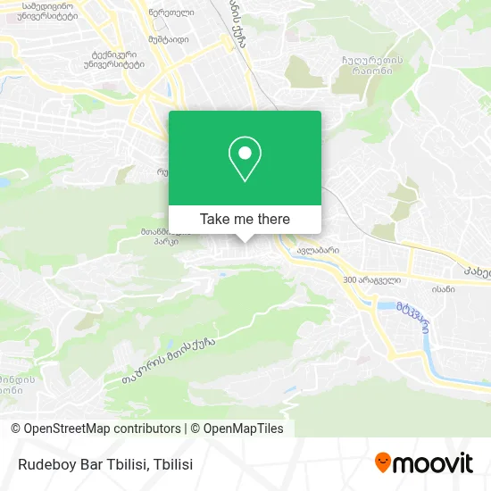 Rudeboy Bar Tbilisi map