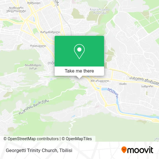 Georgetti Trinity Church map