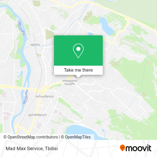 Mad Max Service map