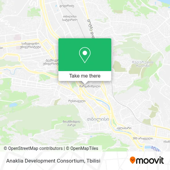 Anaklia Development Consortium map