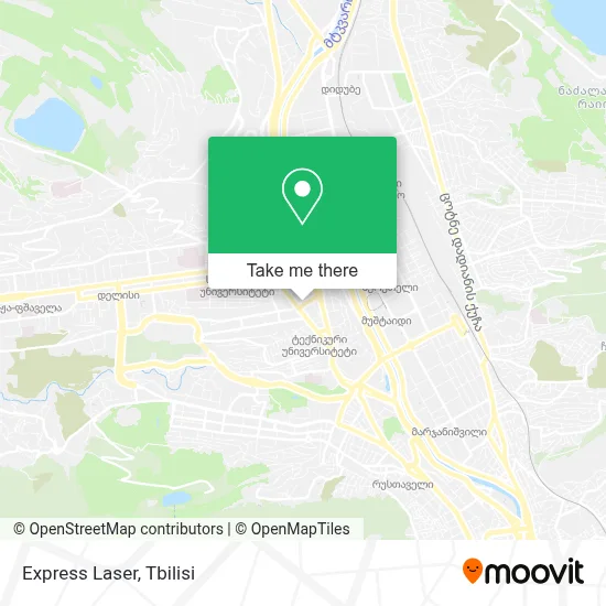Express Laser map