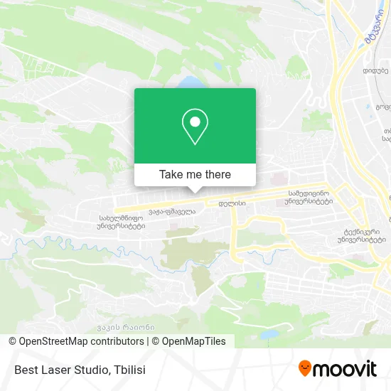 Best Laser Studio map