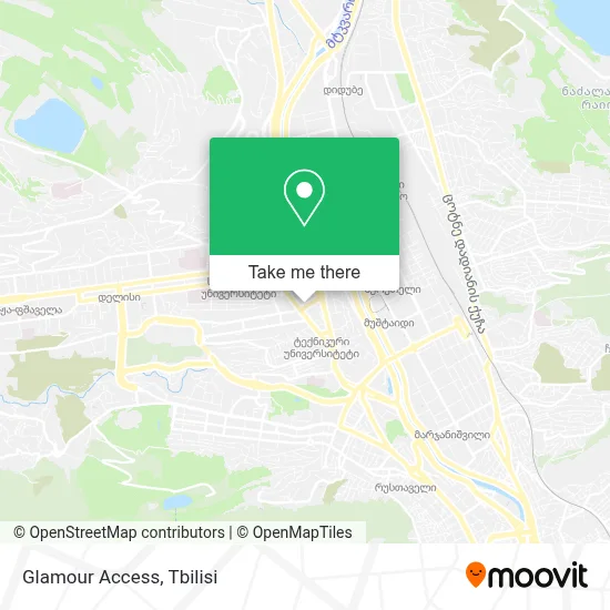 Glamour Access map