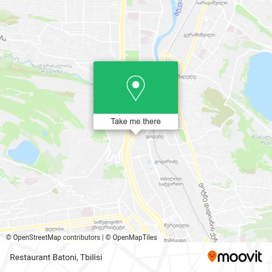Restaurant Batoni map
