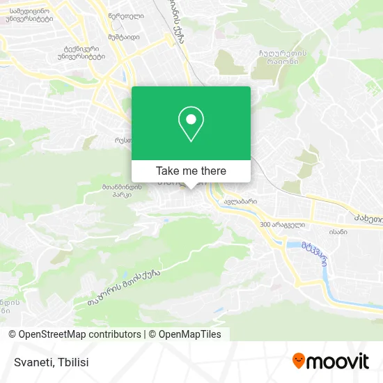 Svaneti map