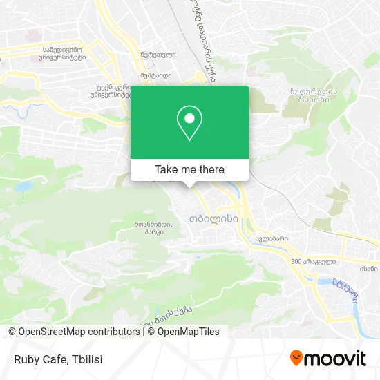 Ruby Cafe map