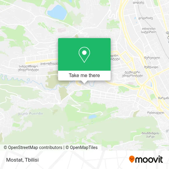 Mostat map