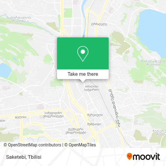 Saketebi map