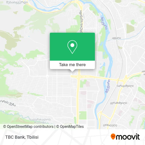 TBC Bank map