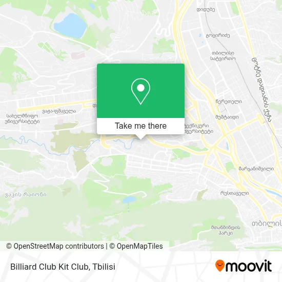 Billiard Club Kit Club map