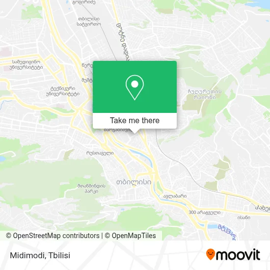 Midimodi map