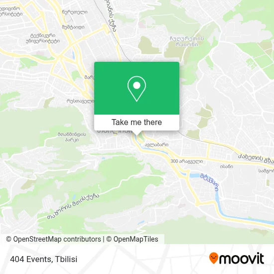 404 Events map