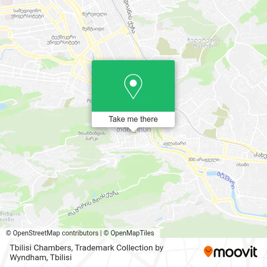 Tbilisi Chambers, Trademark Collection by Wyndham map