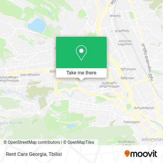Rent Cars Georgia map