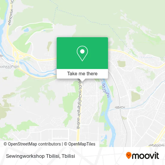 Sewingworkshop Tbilisi map