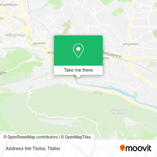 Address Inn Tbilisi map
