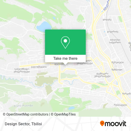 Design Sector map