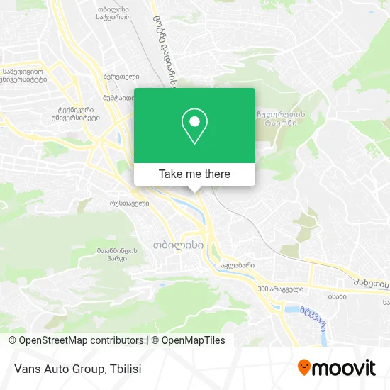 Vans Auto Group map