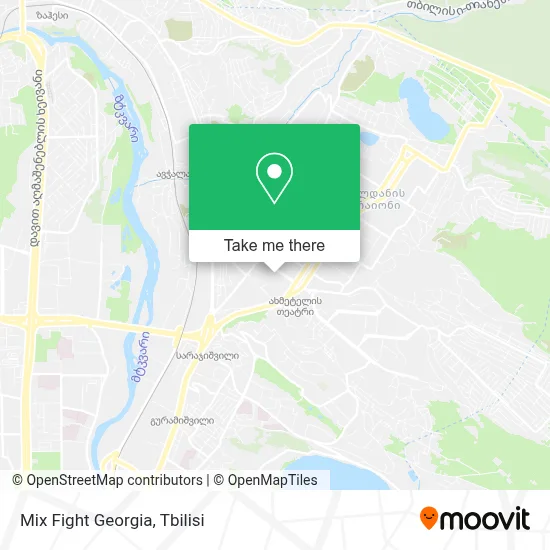 Mix Fight Georgia map