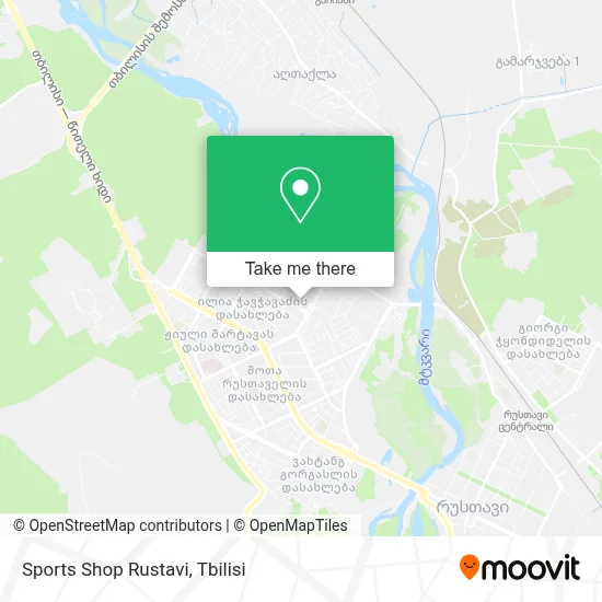 Sports Shop Rustavi map