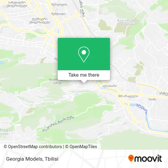 Georgia Models map