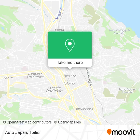Auto Japan map