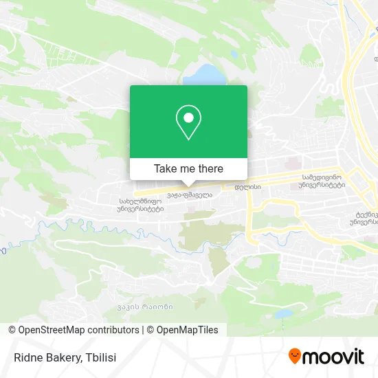 Ridne Bakery map