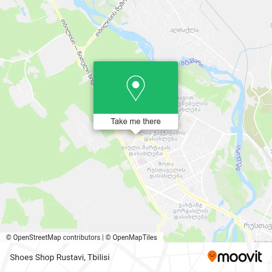 Shoes Shop Rustavi map